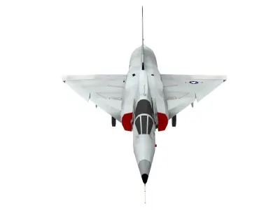 Lowpol IAI Kfir Aircraft Low-poly 3D model