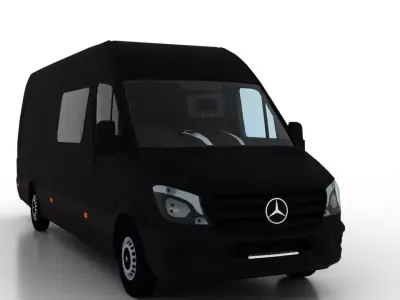 Mercedes Benz Sprinter L4H2 2015 Crew Van UK 3D model