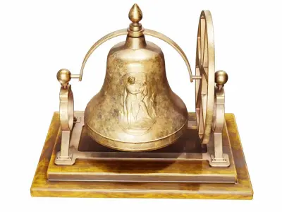 The bell brass 3D model