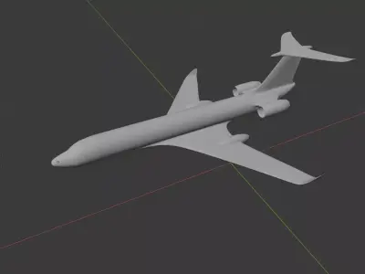 lainer airplane 3D print model