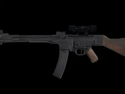 Lowpoly MP43 3D model