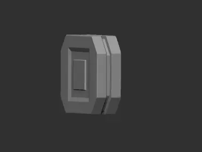 Figuras door handle Free 3D model