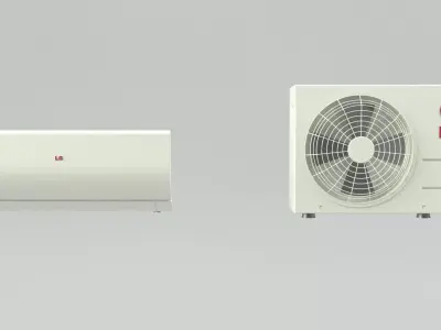 Aircon Split Type A1 3D model