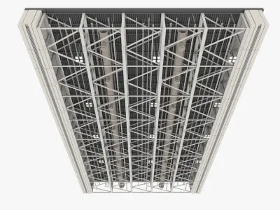 Ceiling Ventilation Pipes 12 3D model