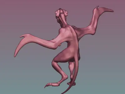 Zu birdi 3D model