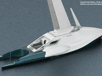 Aero Yacht 3D model