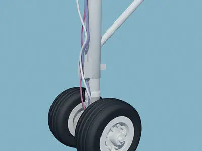 Landing Gears Collection 3D model