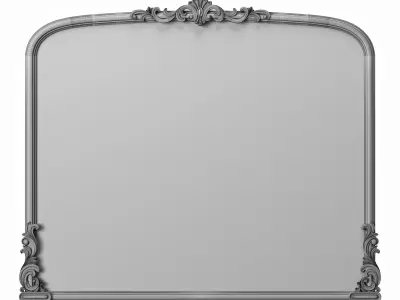 Espejo de pared barroco Fabricio 3D model