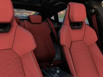 2025 Audi RS E-tron GT By DFX Low-poly 3D model