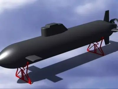 RC Submarine Remote-Controlled Boat Hull 3D print model