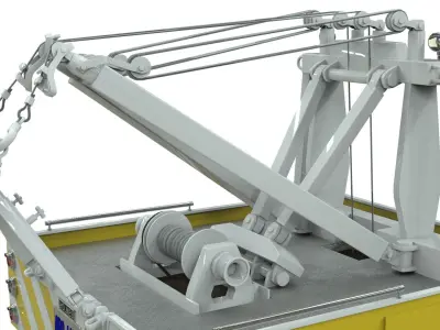 Holmes 750 Wrecker   Tow Truck Equipment for Classic Trucks  3D model