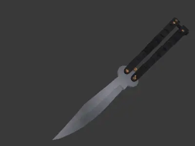 Butterfly Knife 3D model