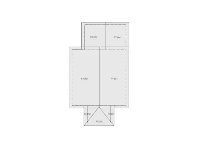 Residential Roof Sketch - 11-20 SQ - Xactimate 3D model