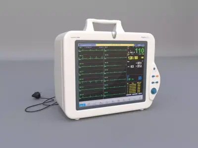 Patient Monitor 3D model