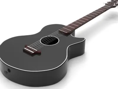 Box Guitar  3D model