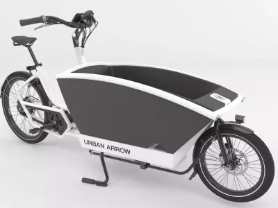 Urban Arrow  bicycle white 3D model