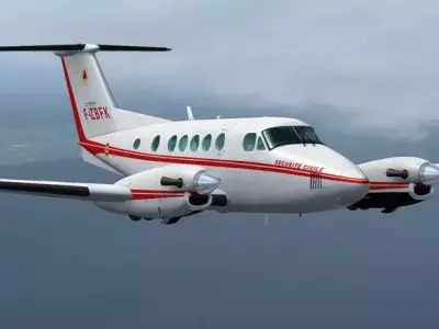 BEECHCRAFT KING AIR B200 3D model buy