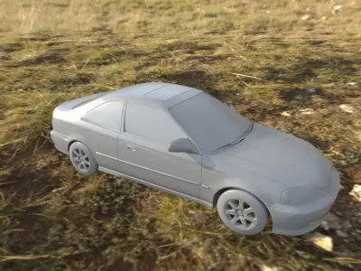 1999 Honda Civic  3D print model