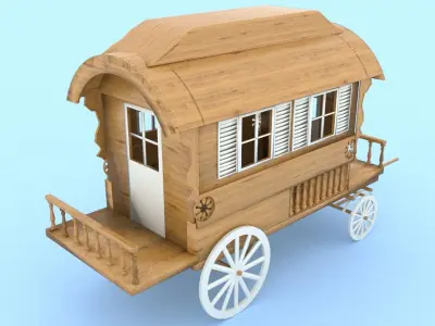Caravan 3D model