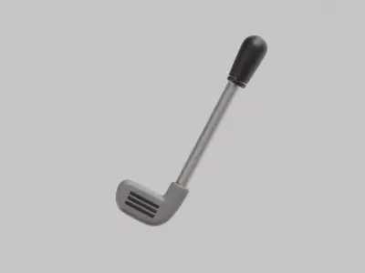 Cartoon Golf Club Low-poly 3D model
