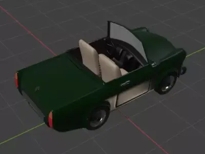 Vintage Classic Car  3D model
