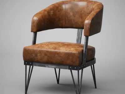 Industrial Armchair 3D model