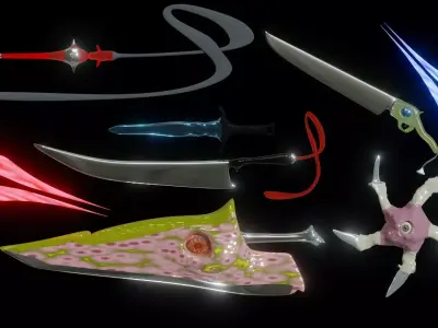 Free random weapon pack  Free 3D model