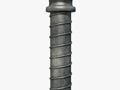 Ancient Column Low-poly 3D model buy