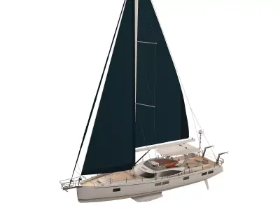 Sailing Yacht Hylas H57 3D model