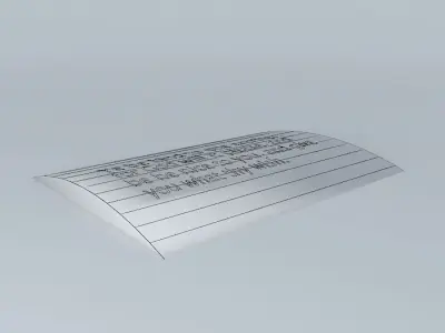 My Famous Quote  Free 3D model by 2001kraft-old