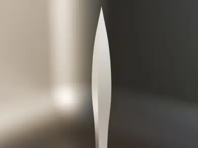 Low-poly Fantasy Knight Sword Low-poly 3D model