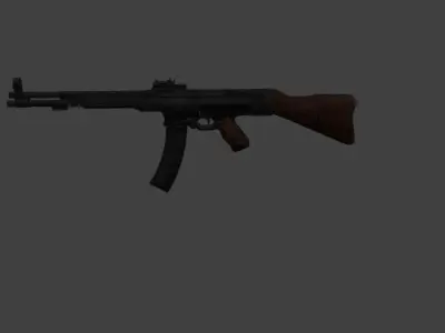 German Guns WW2 Low-poly 3D model