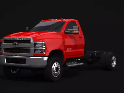 2020 Chevrolet Silverado 4500HD Regular Cab 3D model