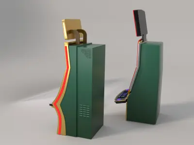 Casino machine model Slot machine model Casino machine model 3D model