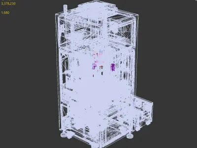 iPhone 14 speaker seal assembly line 3D model
