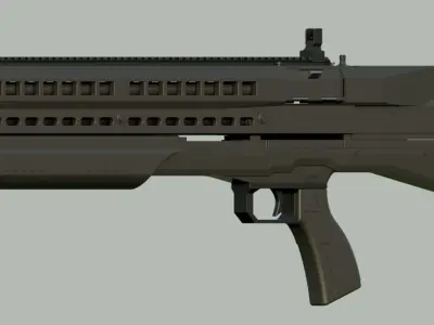 UTAS UTS-15 shotgun 3D model 3D model