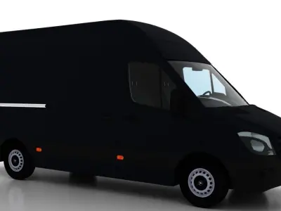 Mercedes Benz Sprinter L2H3 2015 Cargo EU 3D model