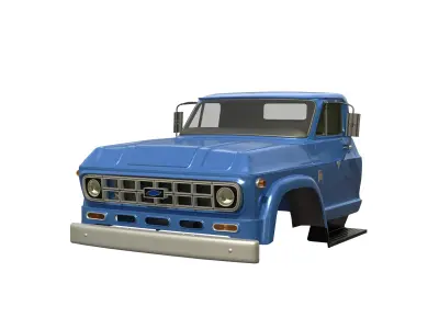 C60 Truck Cabin 3D model
