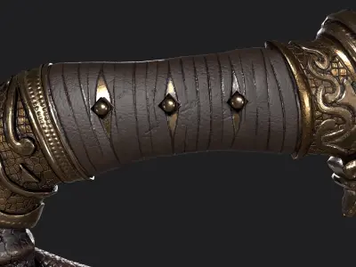 Ancient Dagger  GAME ASSET Lowpoly Low-poly 3D model