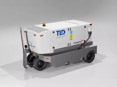 TLD Airport Ground Power Unit - 3 Pack  Low-poly 3D model