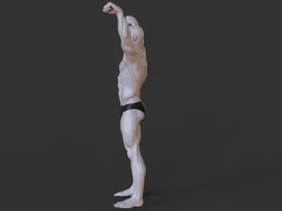 Bodybuilder Pose 3D print model get