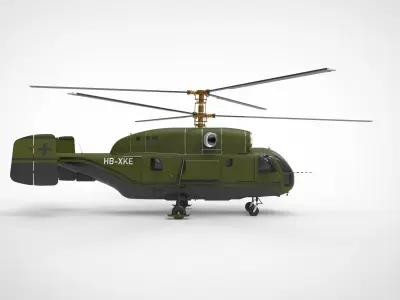 Kamov Ka-32 3D model purchase