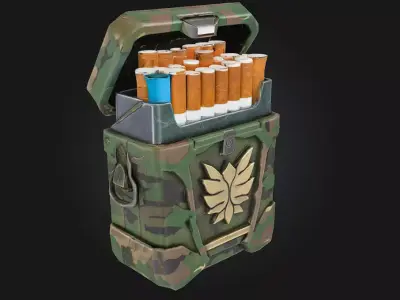 Cigarette Armor Pack  Gritty Style with a Smoked Edge 3D model
