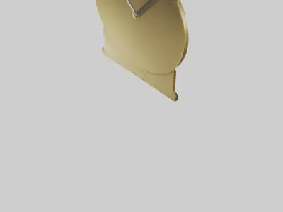 Traditional Wall Clock model Low-poly 3D model
