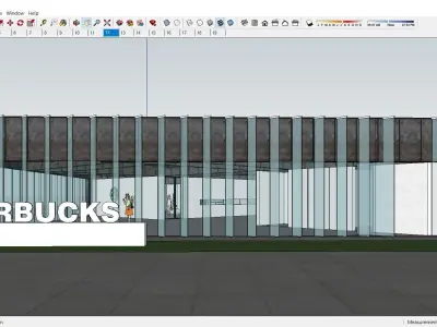 Sketchup Recreational Tourism building 121 Free 3D model