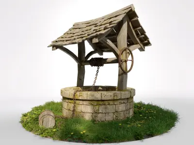 water well 3D model get