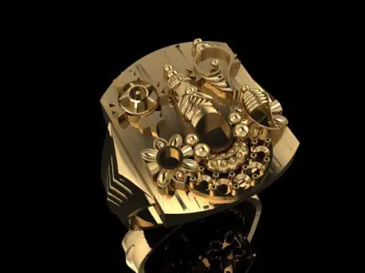 Balaji Ring 3D print model