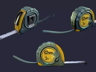 Tape Measure Low-poly 3D model buy