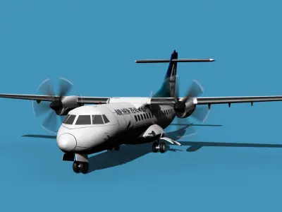 ATR-42-320 Air New Zealand 3D model
