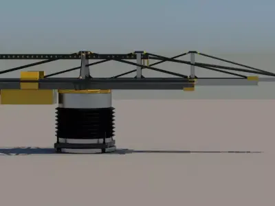 Building Printer 3D model